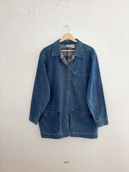 Vintage Denim Chore Jacket (L)
