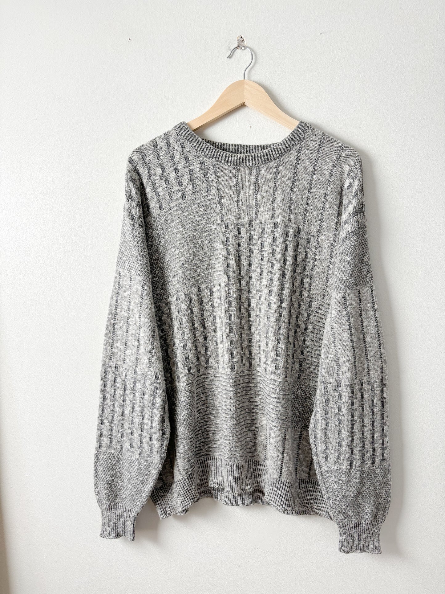 Vintage Grey Marled Sweater