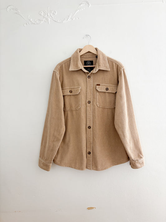 Tan Corduroy Shacket (M)