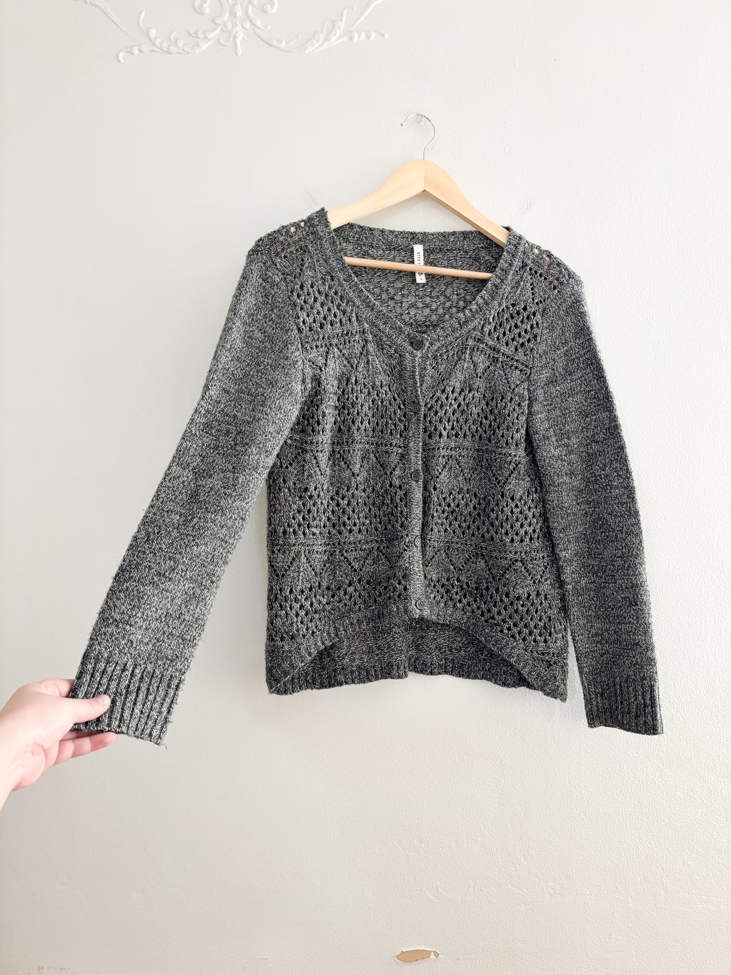 Full Tilt Heathered Cardigan (S/M)