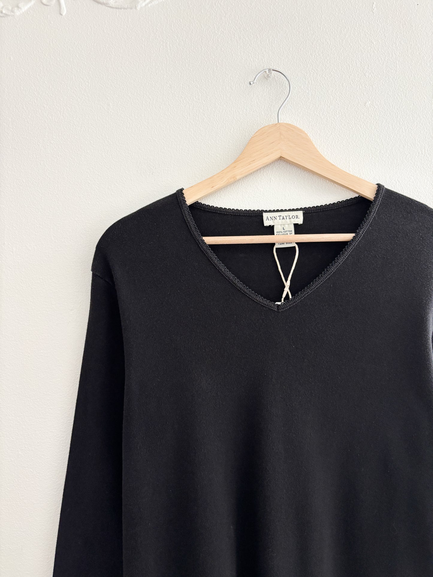 Vintage Ann Taylor Black Long sleeve (L)