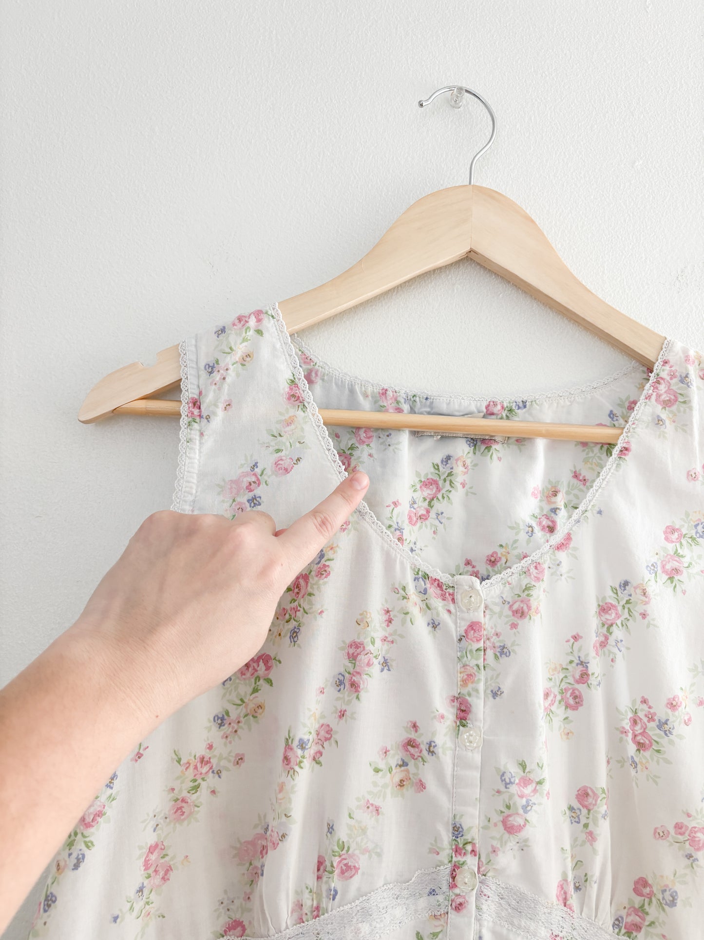 Vintage Laura Ashley Floral Tank Top (M/L)
