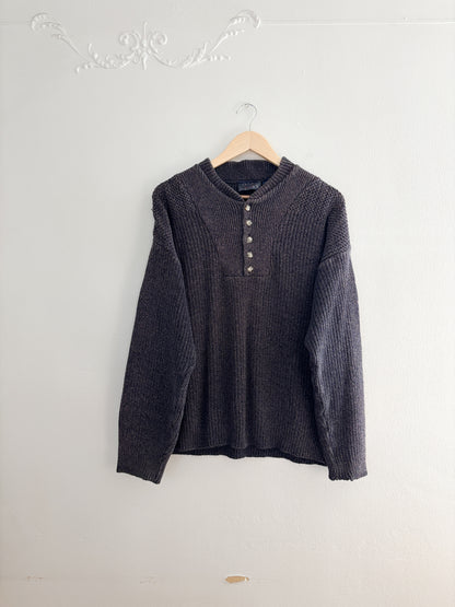 Vintage Old Glory Knit Henley (M)