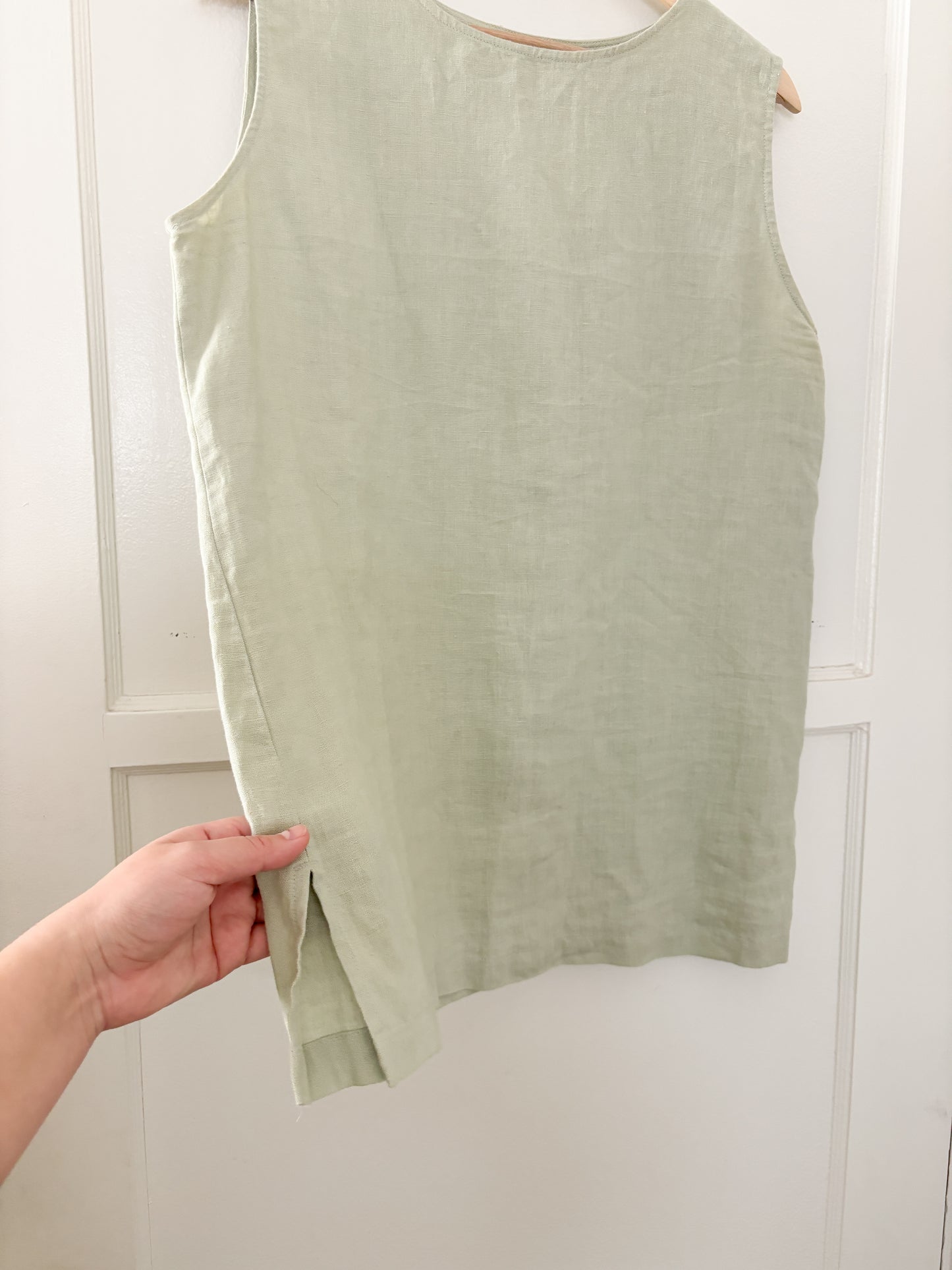 Vintage Linen Sage Set (M/L)