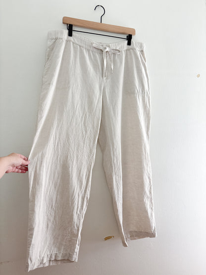 Liz Claiborne linen blend pants (XL)