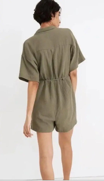 Madewell gauze romper