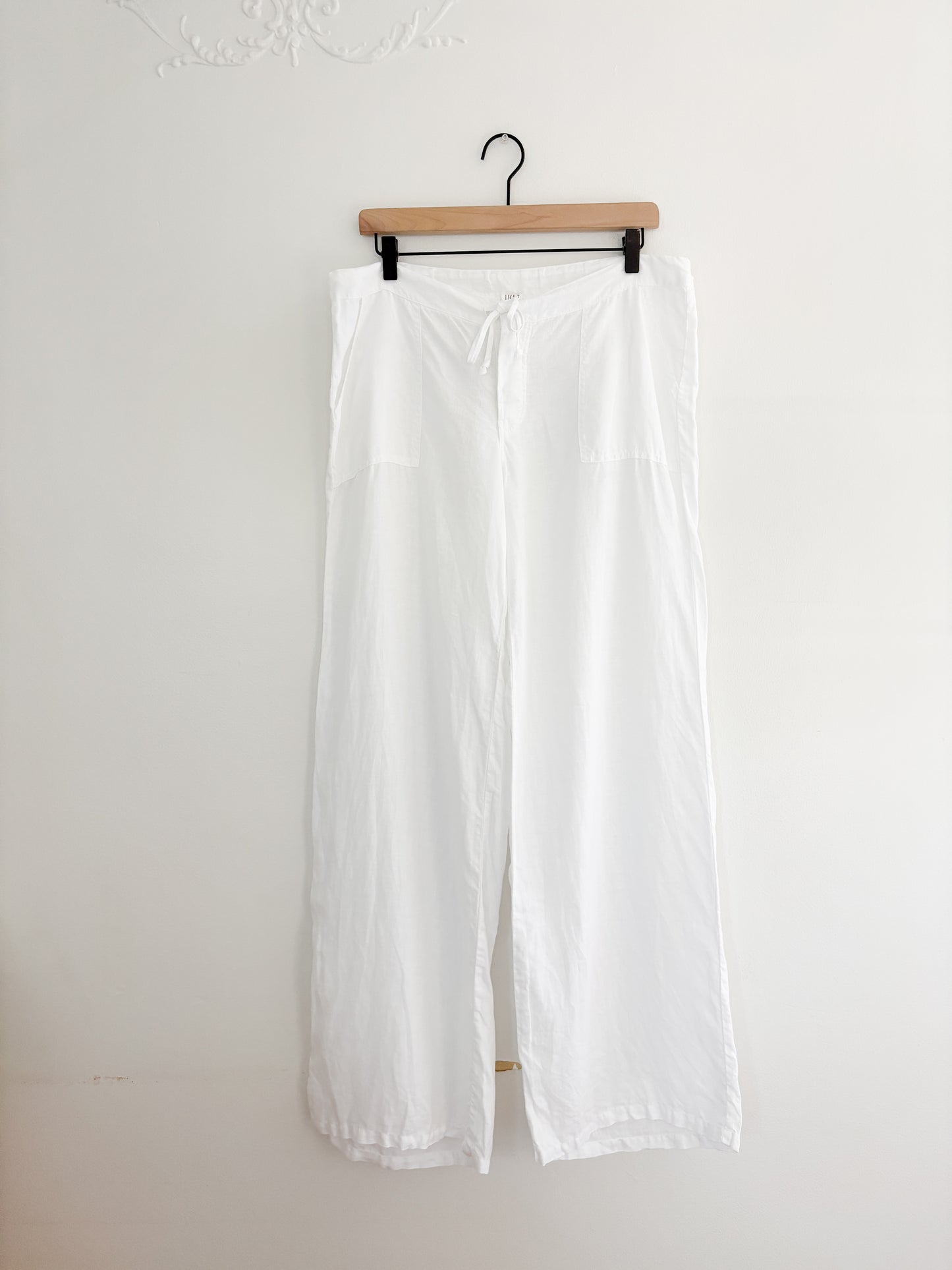 White Linen Pants (L)