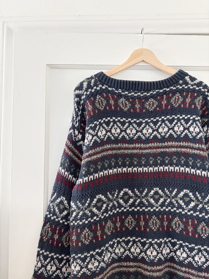 Vintage Bill Bless Patterned Knit (M/L)