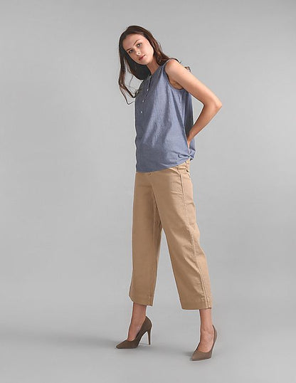 Gap High Rise Wide Leg Crop Pants (14)