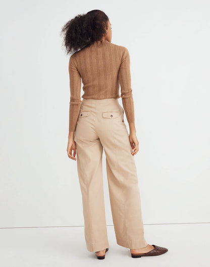 NWT Madewell Seamed Wide Leg Pants