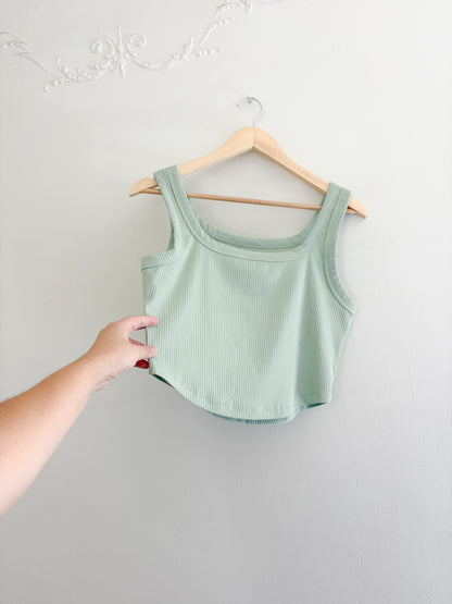 Madewell Ribbed Tank Top (L)