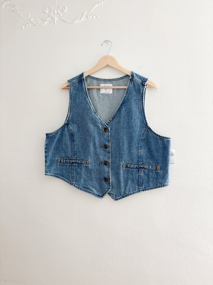 NWT Old Navy Denim Vest (XL)