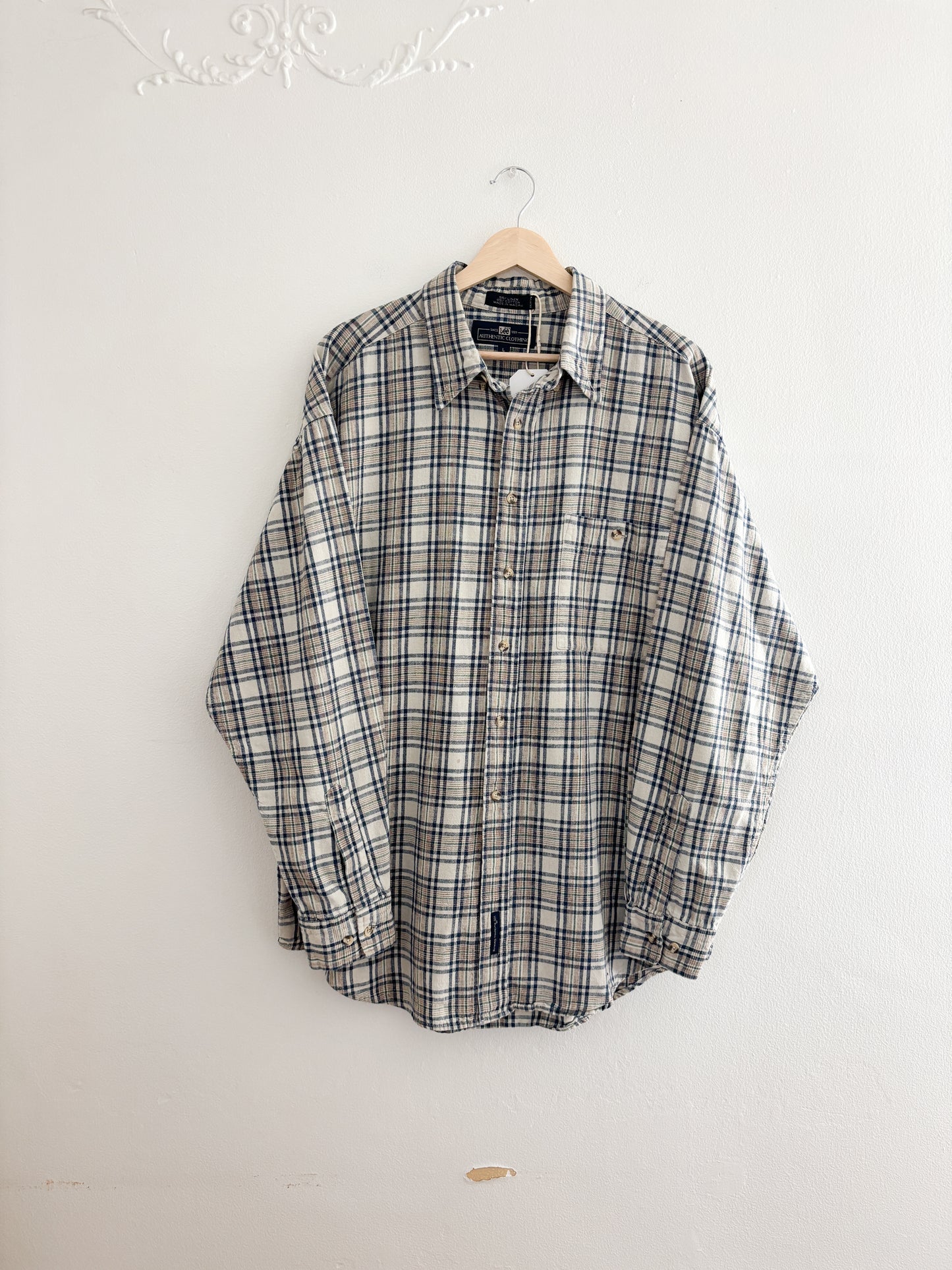 Vintage Lee Plaid Flannel (L)