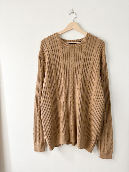 Eddie Bauer cableknit sweater