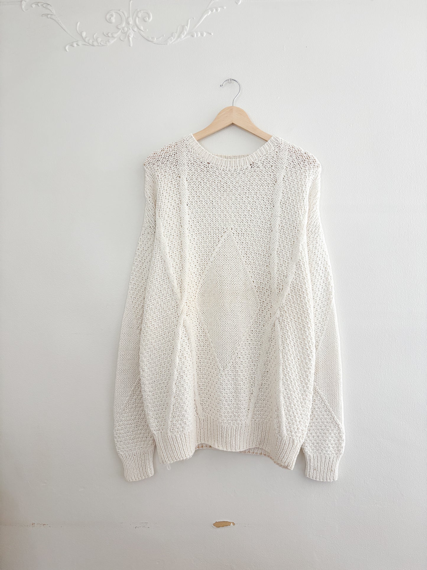 Vintage Liz Claiborne Hand Knit Sweater (L)