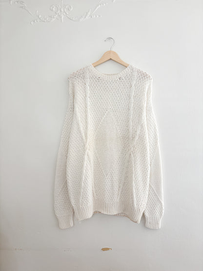 Vintage Liz Claiborne Hand Knit Sweater (L)