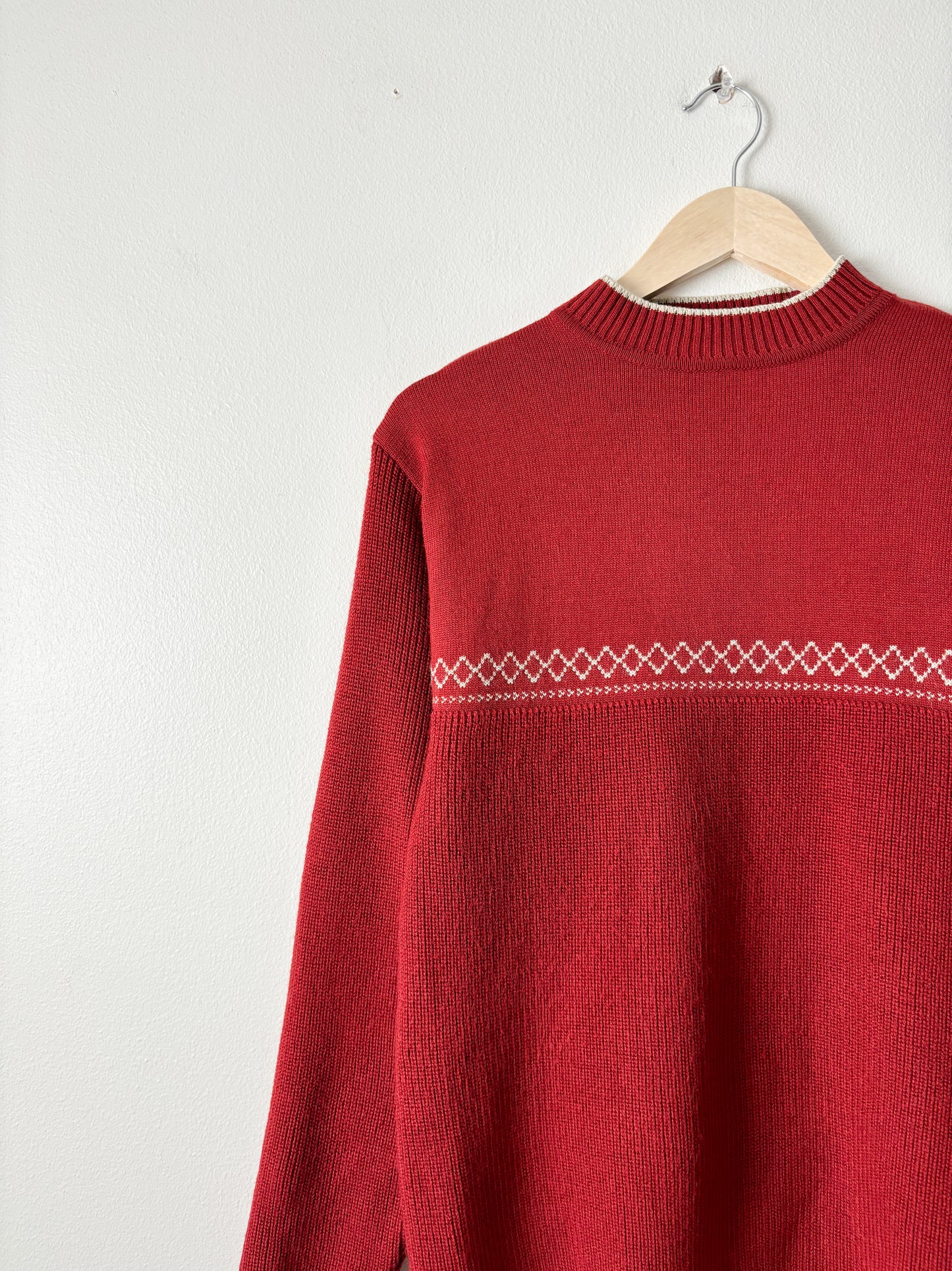 Vintage Red knit sweater