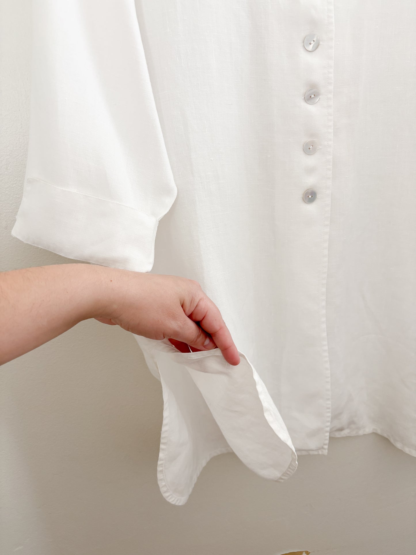 Vintage Chico’s Linen tunic (L)