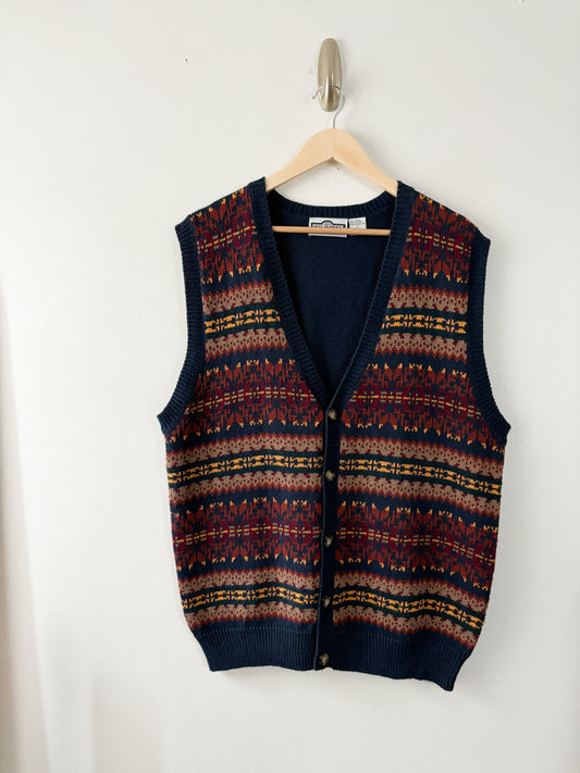 Vintage Patterned Vest