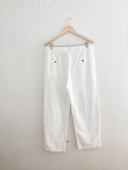 White Easy Pants (L/XL)