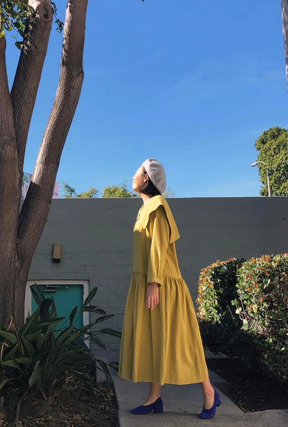 April Meets October Collared Dress (OS)