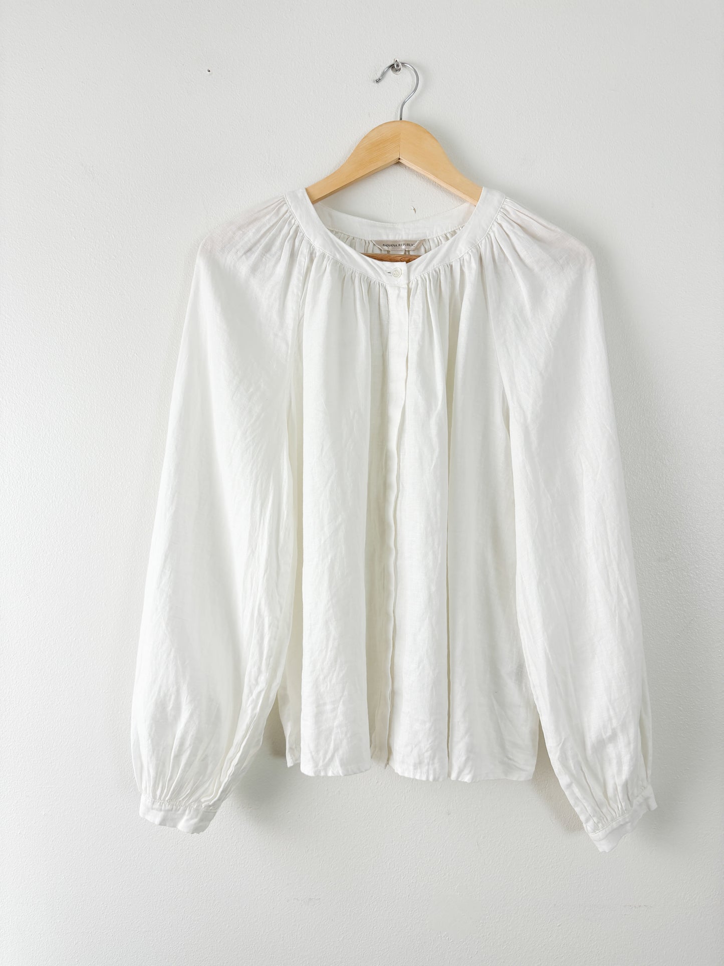 Banana Republic linen blouse