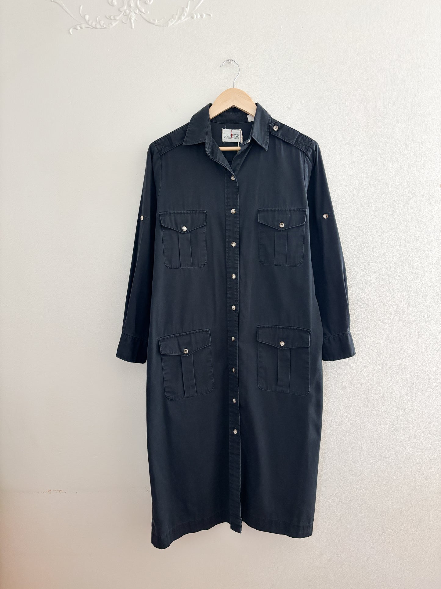 Vintage J Crew Black Dress (16)