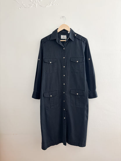 Vintage J Crew Black Dress (16)