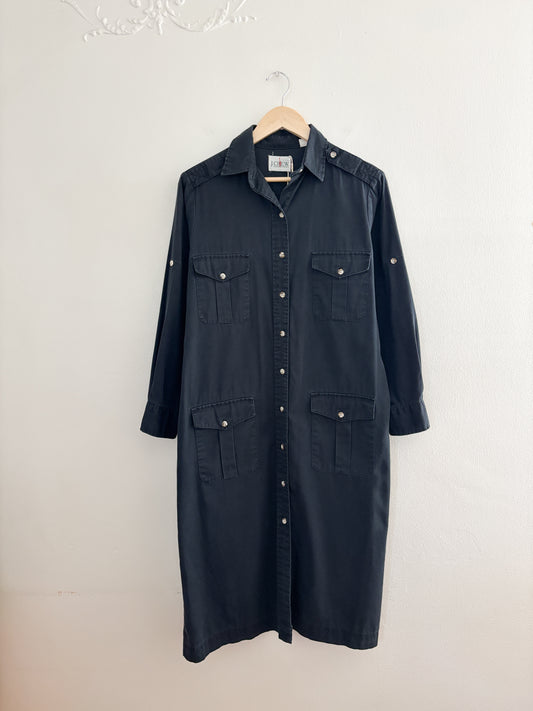Vintage J Crew Black Dress (16)