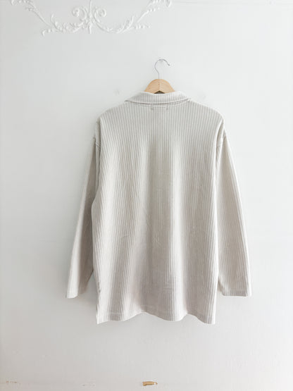 Vintage Chenille Button Up (M)