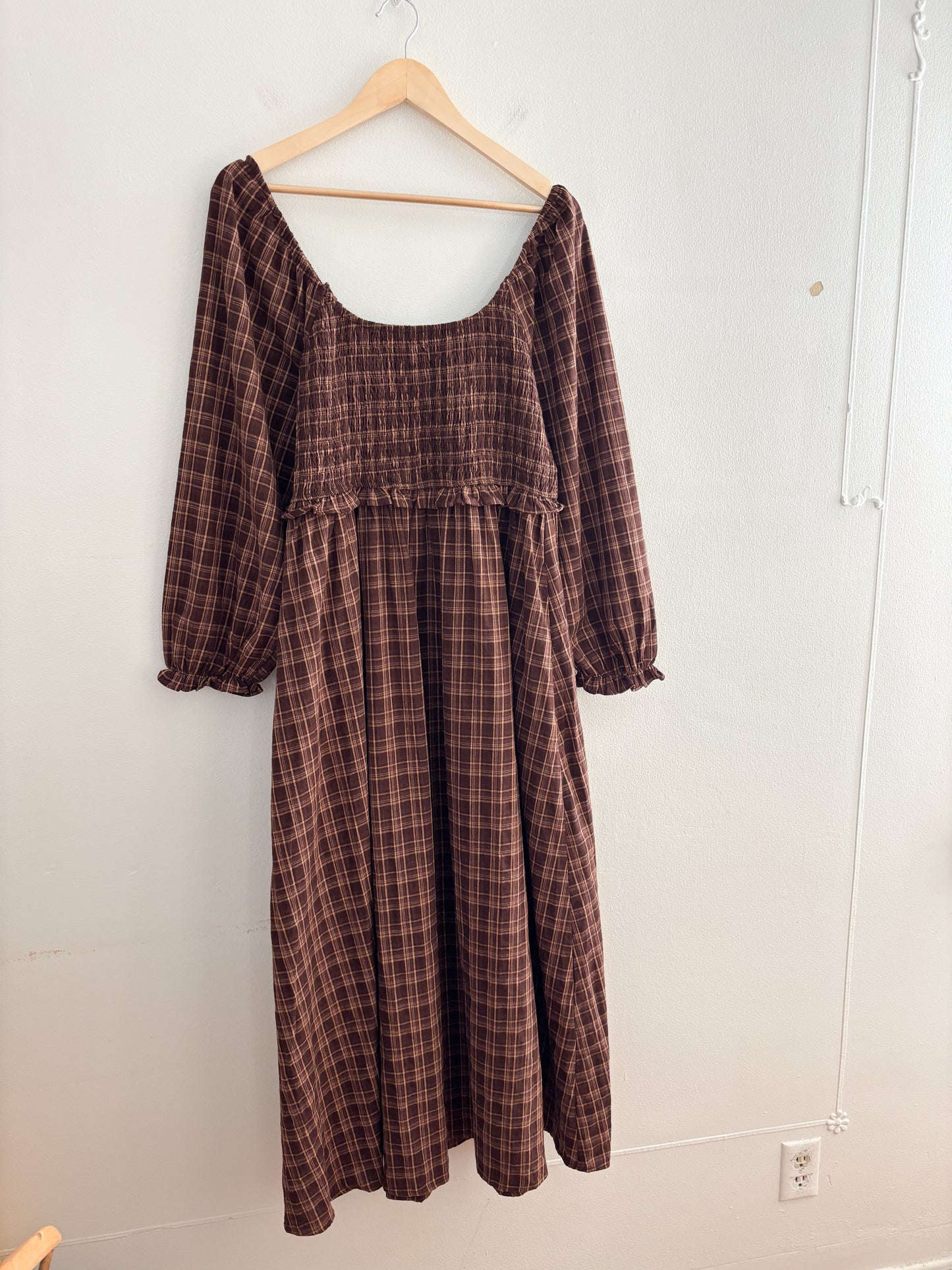 NWT Neuflora Gianna Plaid Dress (XL)