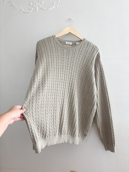 Izod cable knit sweater (XL)