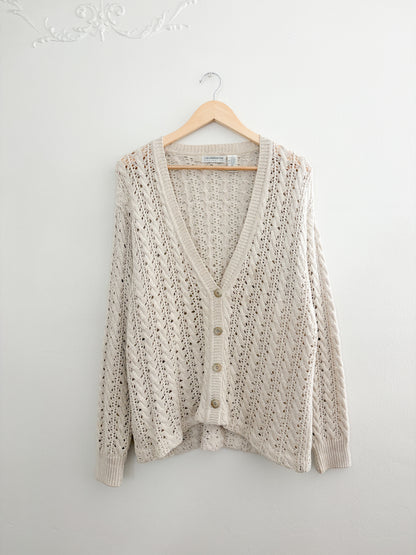 Vintage Liz Claiborne Knit Cardigan 
(S)