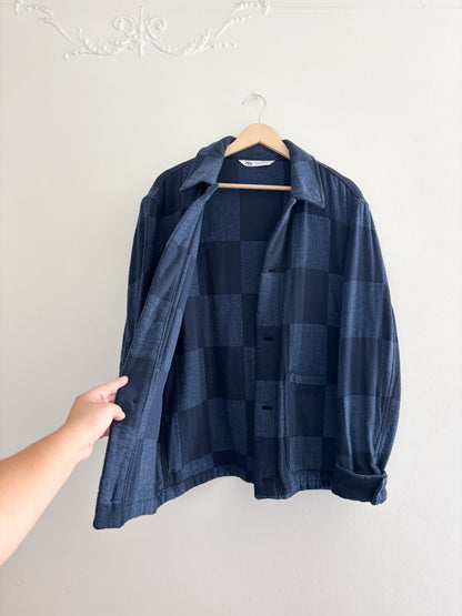 Zara Checkered Shacket (M)