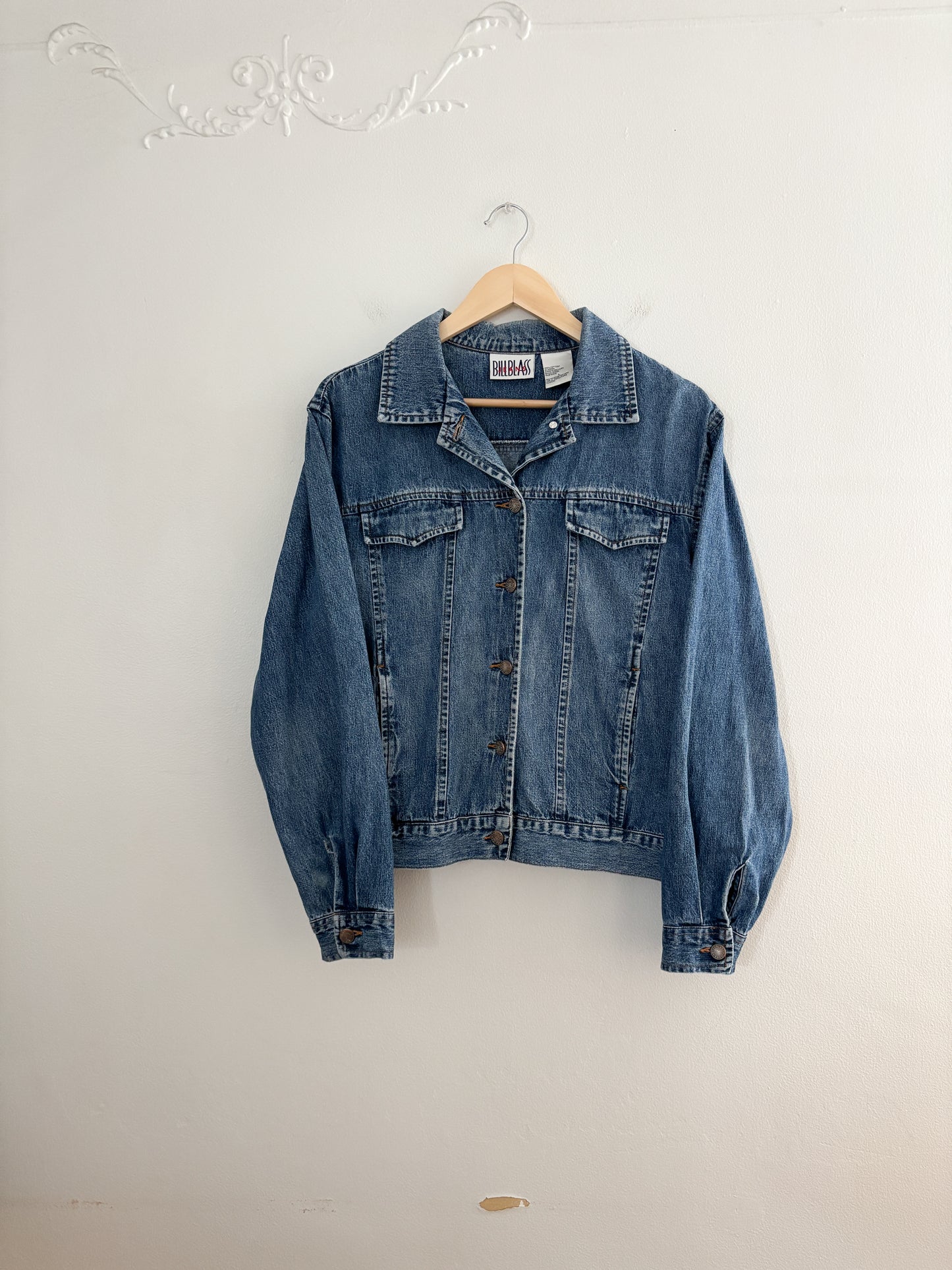 Vintage Bill Blass Light Weight Denim Jacket (L)