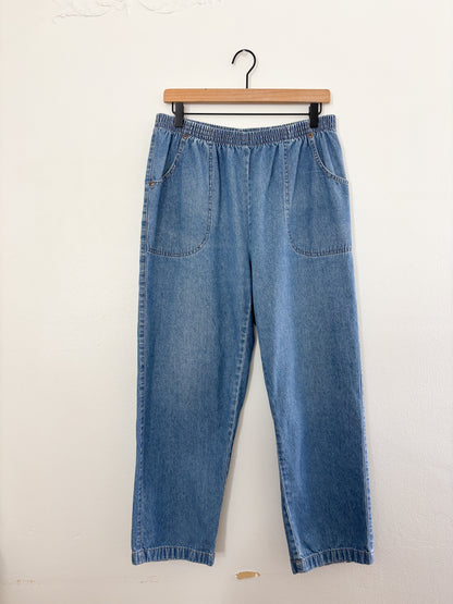 Vintage denim easy pants