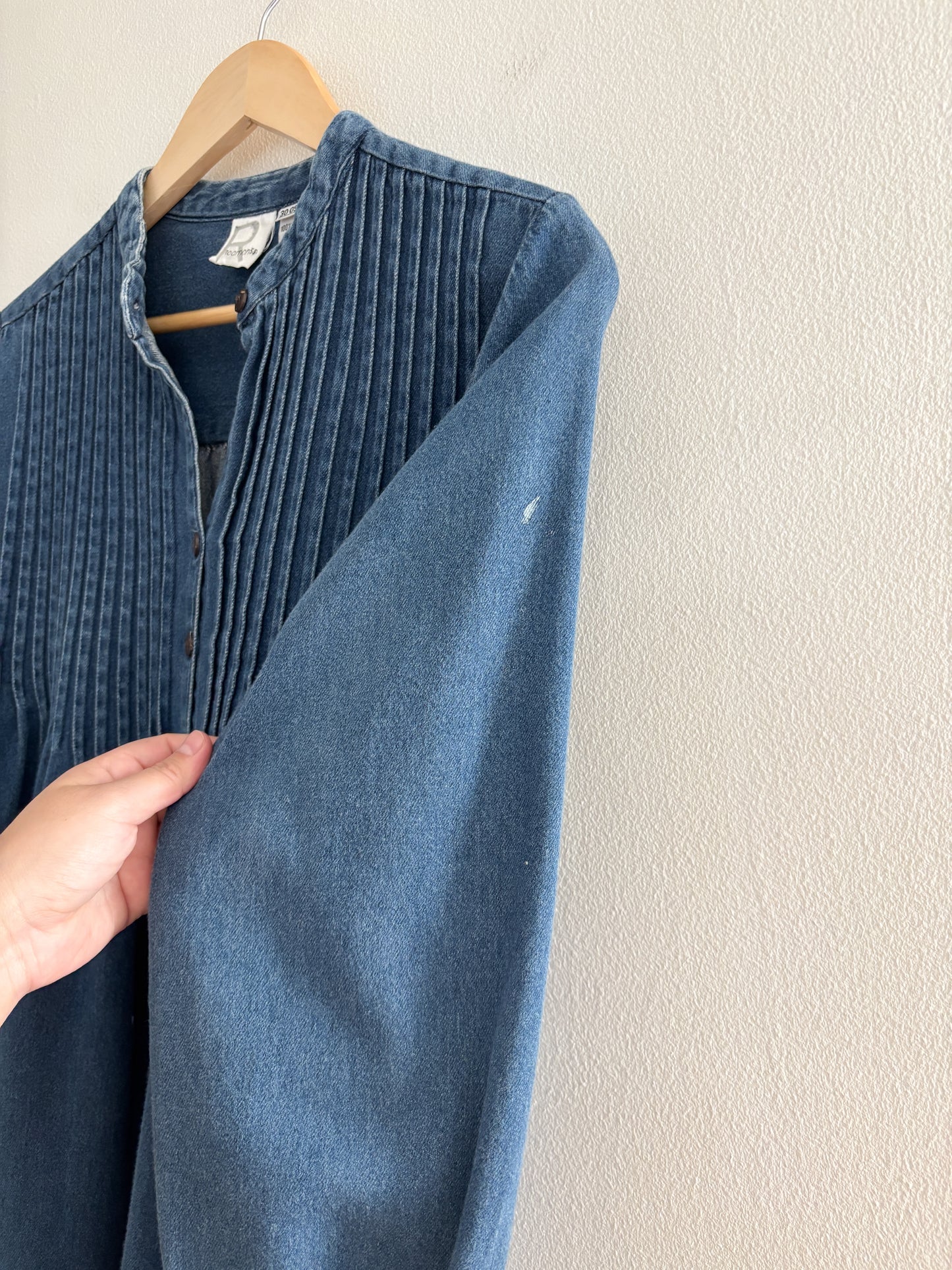 Vintage Denim Blouse (M)