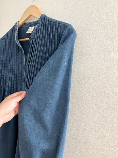 Vintage Denim Blouse (M)