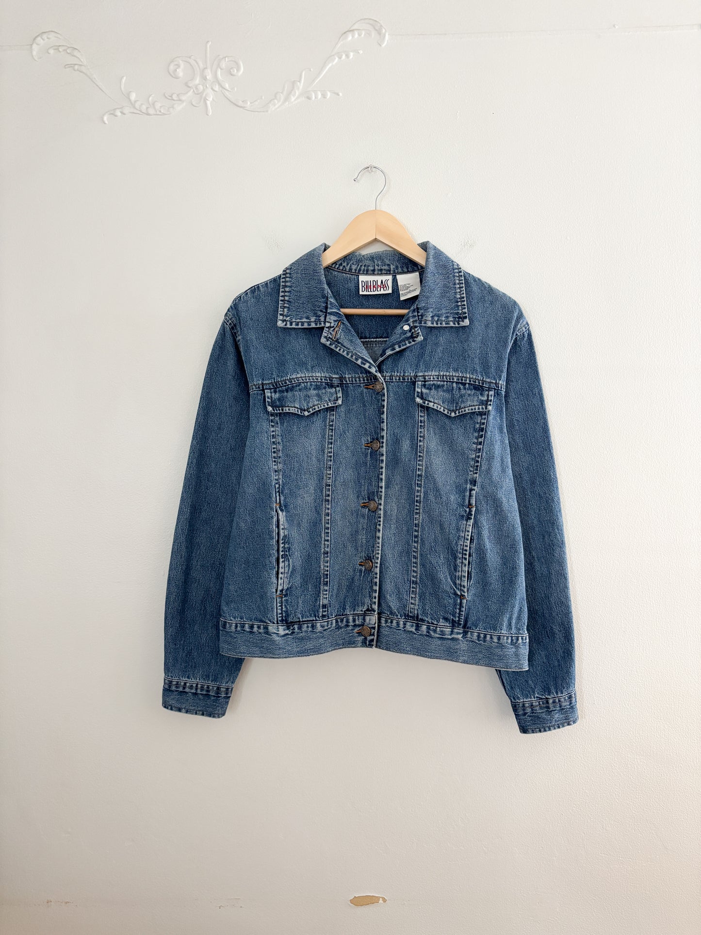 Vintage Bill Blass Light Weight Denim Jacket (L)
