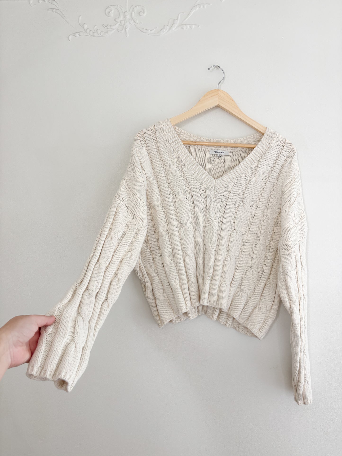 Madewell Cable Knit Sweater (XL)