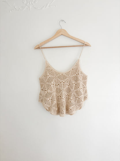 Crochet Tank Top (S)