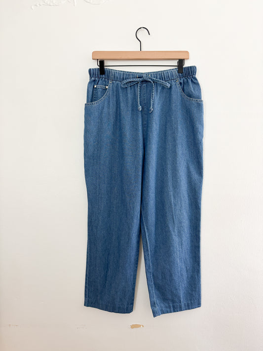 Vintage easy tie pants (M)