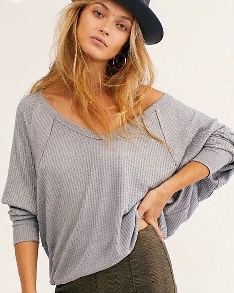 Free People Santa Clara Thermal Top