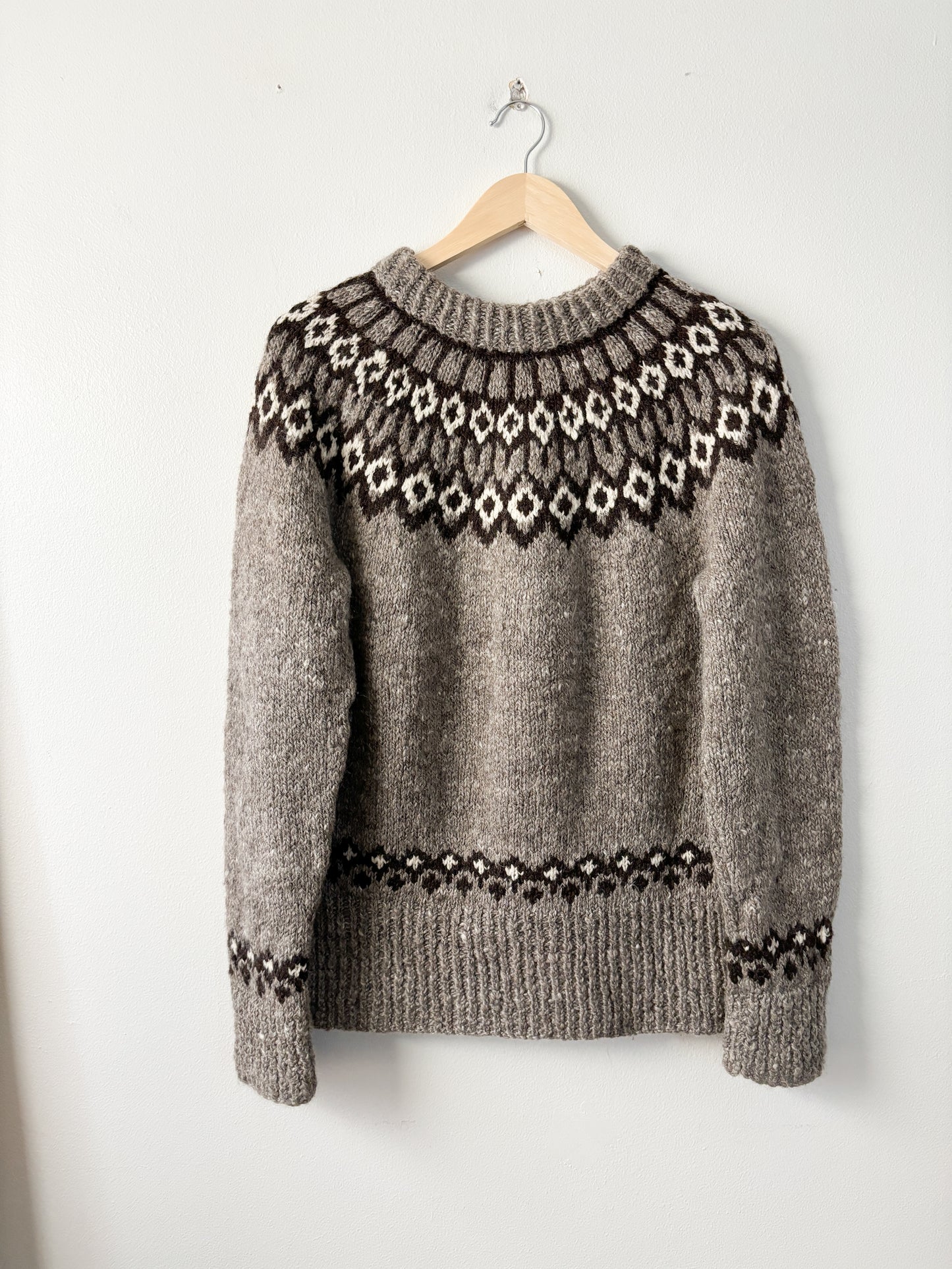 Hand Knit Fair Isle Sweater