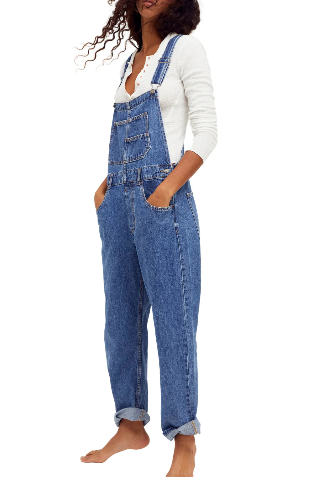 Free People Ziggy Overalls (L)