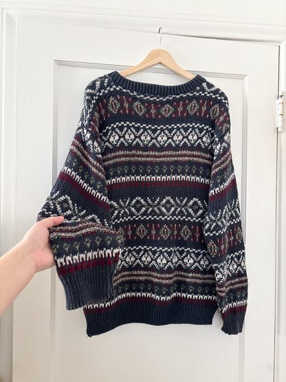 Vintage Bill Bless Patterned Knit (M/L)