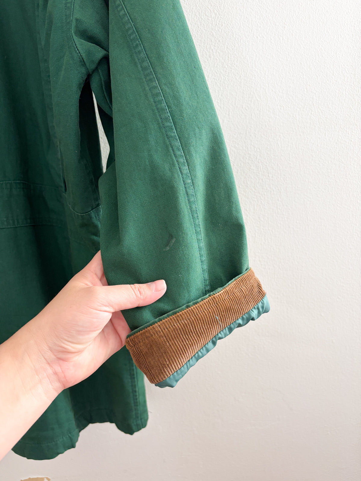 Vintage Green Chore Coat