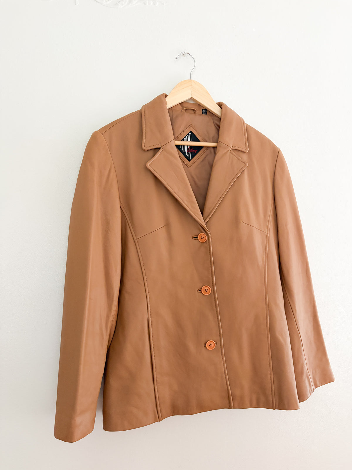 Vintage Leather Blazer Jacket (LP)