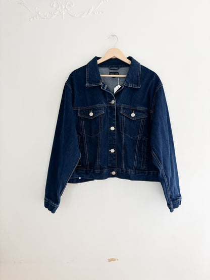 Dark Wash Denim Jacket (XXL)
