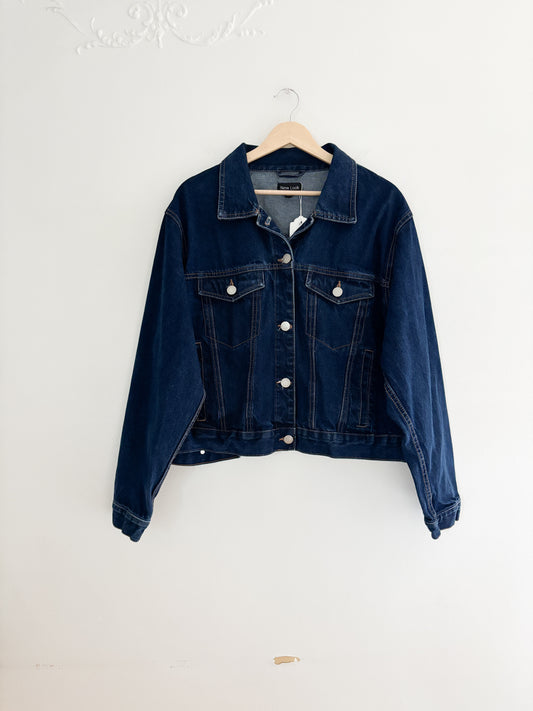 Dark Wash Denim Jacket (XXL)
